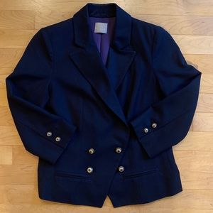 Navy Double Breasted Blazer